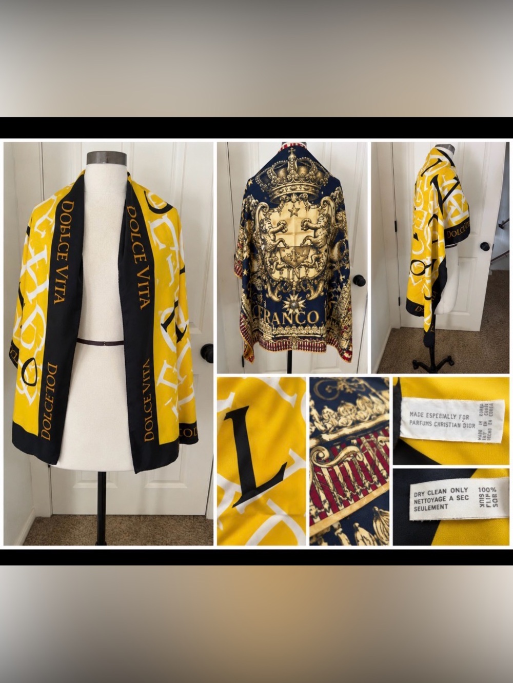 Dolce Vita beautiful silk scarf